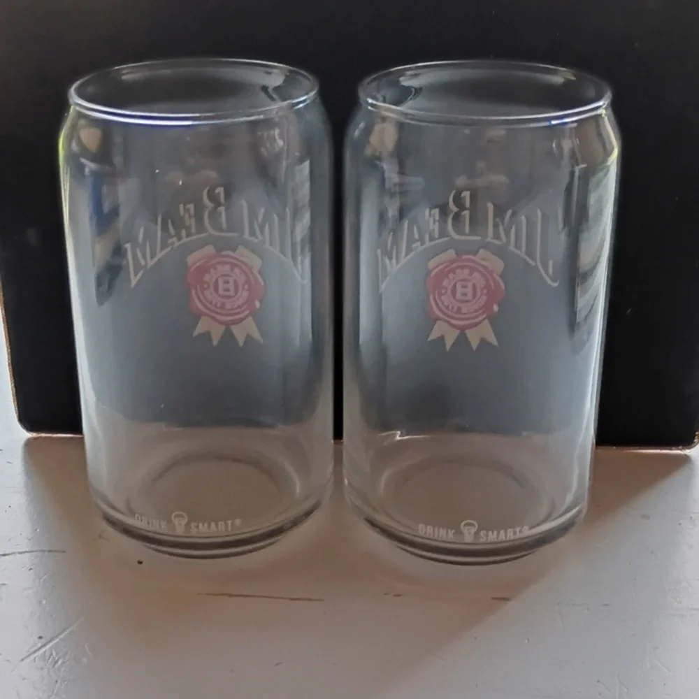 Jim Beam Clear Glass Set - Bar Accessories